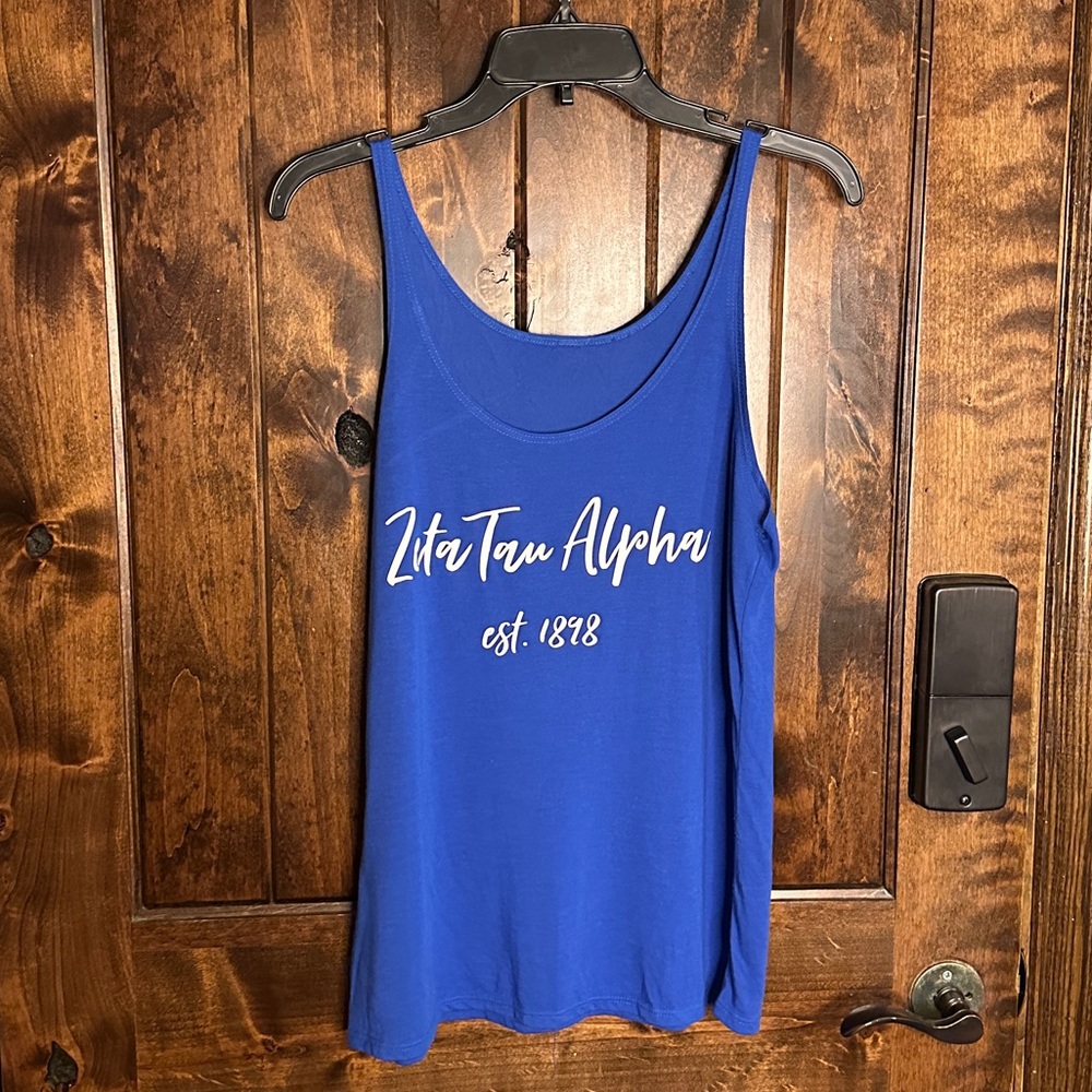 Zeta Tau Alpha Royal Blue Tank